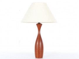 Grande lampe scandinave en teck