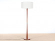 Scandinavian floor lamp in teak by Uno & Osten Kristensson for Luxus