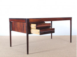 Mid-Century Modern scandinavian desk in Rio rosewood by Torbjørn Afdal