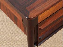 Mid-Century Modern scandinavian desk in Rio rosewood by Torbjørn Afdal