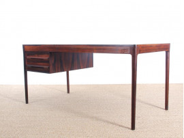 Mid-Century Modern scandinavian desk in Rio rosewood by Torbjørn Afdal