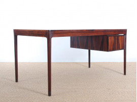 Mid-Century Modern scandinavian desk in Rio rosewood by Torbjørn Afdal