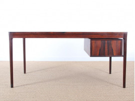 Mid-Century Modern scandinavian desk in Rio rosewood by Torbjørn Afdal