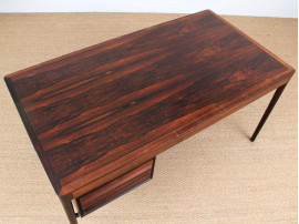 Mid-Century Modern scandinavian desk in Rio rosewood by Torbjørn Afdal