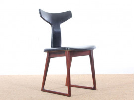 Set of 6 Mid-Century Modern dansih chairs in Rio rosewood by Helge Sibast