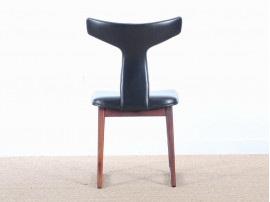 Set of 6 Mid-Century Modern dansih chairs in Rio rosewood by Helge Sibast