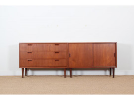 Pair of Mid-Century Modern Danish side boards in teak