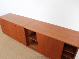 Pair of Mid-Century Modern Danish side boards in teak