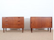 Pair of Mid-Century Modern Danish side boards in teak