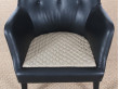 Fauteuil scandinave model AV 53 en cuir