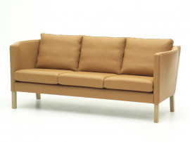 Mid-Century Modern scandinavian sofa by  Arne Vodder AV 59 3 seats new release.