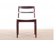 Mid-Century Modern scandinavian set of 4 Rio rosewood chairs by  henning kjaernulf