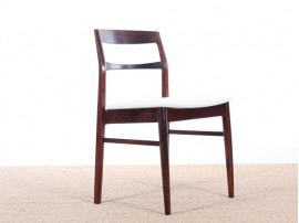 Mid-Century Modern scandinavian set of 4 Rio rosewood chairs by  henning kjaernulf