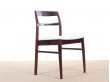 Mid-Century Modern scandinavian set of 4 Rio rosewood chairs by  henning kjaernulf