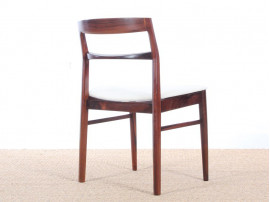 Mid-Century Modern scandinavian set of 4 Rio rosewood chairs by  henning kjaernulf