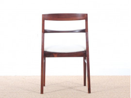 Mid-Century Modern scandinavian set of 4 Rio rosewood chairs by  henning kjaernulf