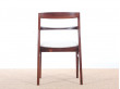 Mid-Century Modern scandinavian set of 4 Rio rosewood chairs by  henning kjaernulf