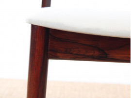 Mid-Century Modern scandinavian set of 4 Rio rosewood chairs by  henning kjaernulf