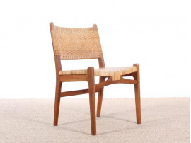 Mid-Century Modern scandinavian set of 6 chairs model CH-31 by  Hans Wegner