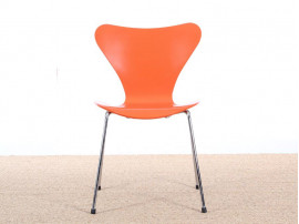 Mid-Century Modern scandinavian set of 4 chairs model 7 by Arne Jacobsen