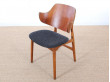 Mid-Century Modern scandinavian Shell  chair by Ib Kofod-Larsen