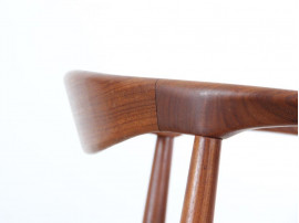 Petit fauteuil de bureau scandinave en teck