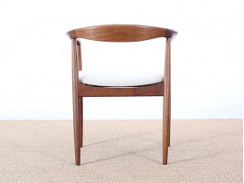 Petit fauteuil de bureau scandinave en teck