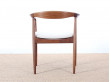 Petit fauteuil de bureau scandinave en teck