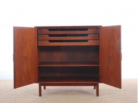 Mid-Century Modern scandinavian cabinet in teak by Peter Hvidt and Orla Mølgaard Nielsen