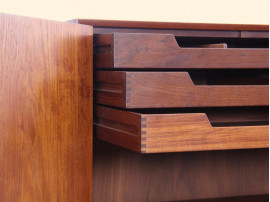 Mid-Century Modern scandinavian cabinet in teak by Peter Hvidt and Orla Mølgaard Nielsen