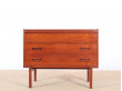 Mid-Century Modern scandinavian dressing table in teak by Arne Wahl Iversen. 