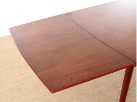 Mid-Century Modern scandinavian dining table in teak, seat 4-8