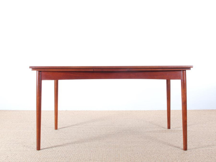 Mid-Century Modern scandinavian dining table in teak, seat 4-8