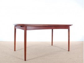 Mid-Century Modern scandinavian dining table in teak, seat 4-8