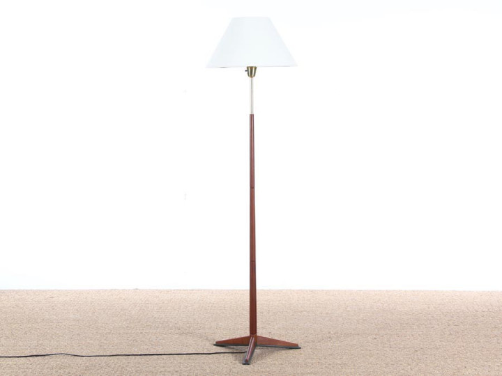 Lampadaire scandinave en teck 