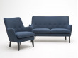 Mid-Century Modern scandinavian lounge chair by Arne Vodder AV 53 new release.