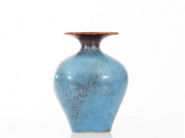 Petit vase scandinave marron et bleu AUH 