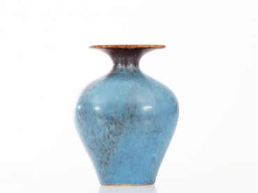 Petit vase scandinave marron et bleu AUH 