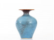 Petit vase scandinave marron et bleu AUH 