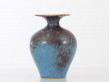 Petit vase scandinave marron et bleu AUH 