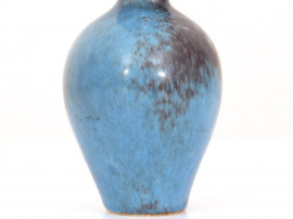 Petit vase scandinave marron et bleu AUH 