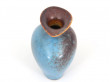 Petit vase scandinave marron et bleu AUH 