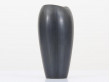 Rorstrand AXZ Dark Green Haresfur Glaze Vase by Gunnar Nylund