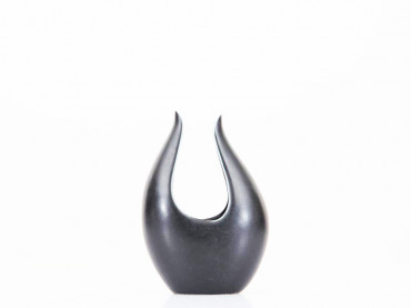 Petit scandinave vase noir