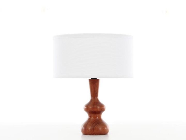 Small danish mid modern design lamp in teck