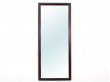 miroir scandinave rectangulaire en acajou