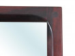 miroir scandinave rectangulaire en acajou