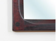 miroir scandinave rectangulaire en acajou