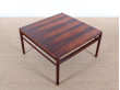 Table basse scandinave  en palissandre de rio 