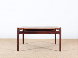 Mid-Century Modern scandinavian coffee table in Rio rosewood by Ole Wanscher